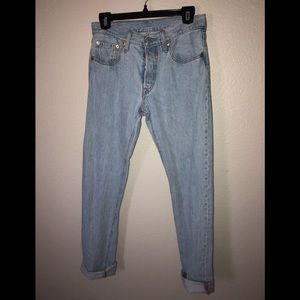 Old school high waisted Levi jeans